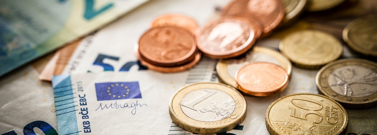 bankbiljetten en munten van de euro